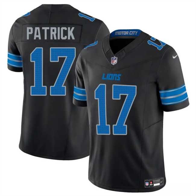 Men & Women & Youth Detroit Lions #17 Tim Patrickn Black 2024 F.U.S.E. 2nd Alternate Vapor Limited Football Stitched Jersey->detroit lions->NFL Jersey